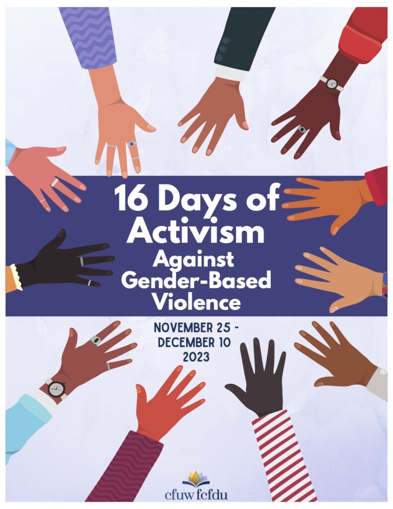 16 Days Of Activism Against Gender Based Violence Niagara Campaign Schedule Myniagaraonline 