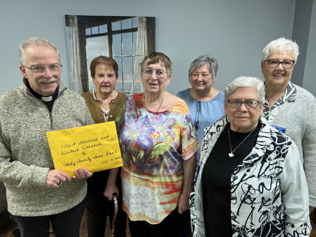 Presentation to Holy Trinity Food Bank
